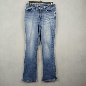 Lee Modern Series Bootcut Jeans Womens 29x28.5 Blue Denim Cotton Curvy‎ Mid Rise